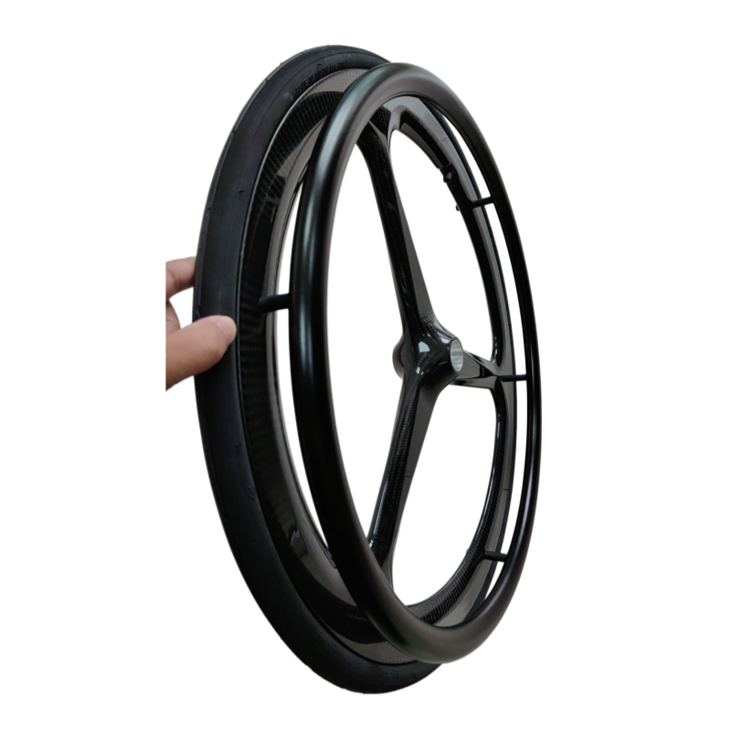 MN20-R13C Lightweight Carbon Fiber Wheelchair Spare Parts Rear Wheels