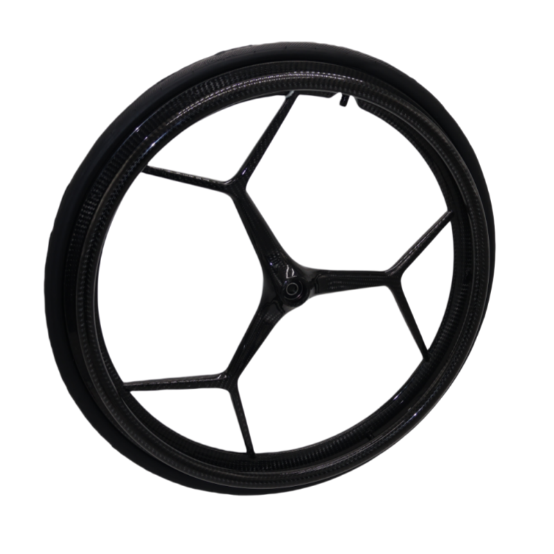 Muniu MN20-R8C 24 Inch Full Carbon Fiber Rear Wheel Wheelchair Spare Parts for Sport Wheelchair