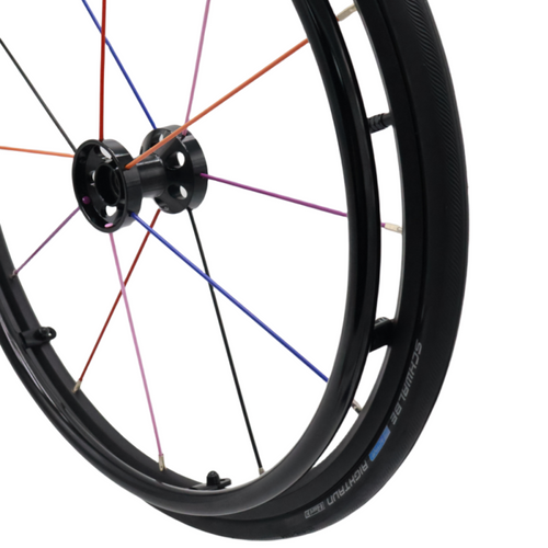 Iron Spoke 24'' 26'' Manual Wheelchair Rear Wheel Parts for Sports Wheelchair Manufacturing