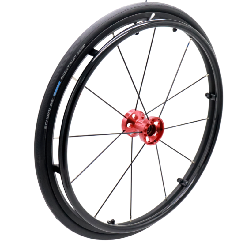 Iron Spoke 24'' 26'' Manual Wheelchair Rear Wheel Parts for Sports Wheelchair Manufacturing
