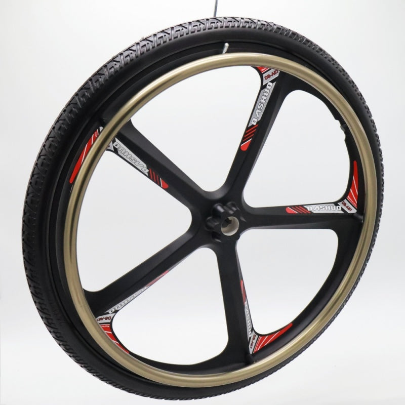 MN20-R9M 24 Inch Magnesium Alloy Rear Wheel Electric Wheelchair Spare Parts