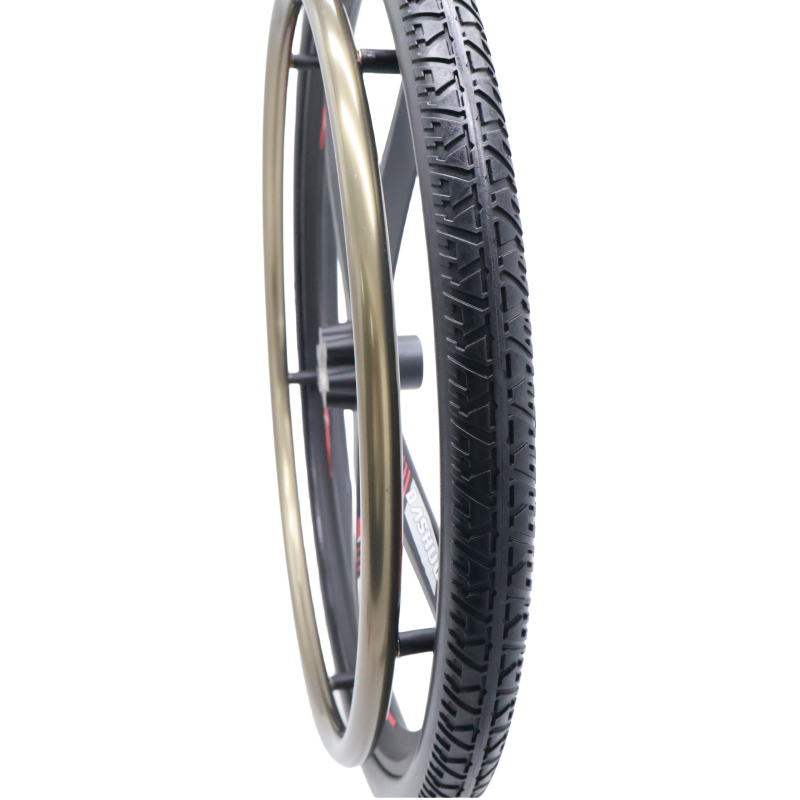 MN20-R9M 24 Inch Magnesium Alloy Rear Wheel Electric Wheelchair Spare Parts