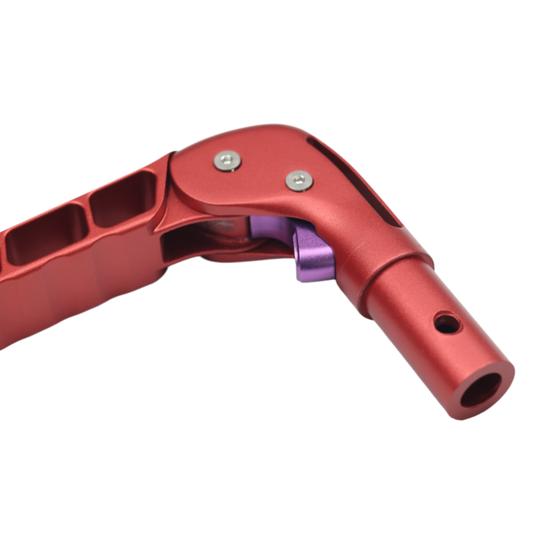 FH21-03 Wheelchair Parts Wheelchair Aluminum Push Handle for Disabled