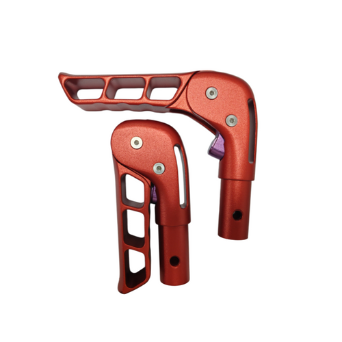 FH21-03 Wheelchair Parts Wheelchair Aluminum Push Handle for Disabled